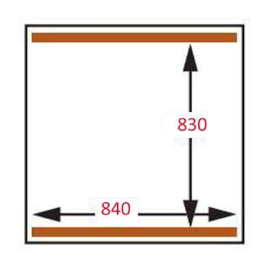 Machine sous-vide, double chambre 840x830xh250 mm. - 250 m3/h CF-180T/S